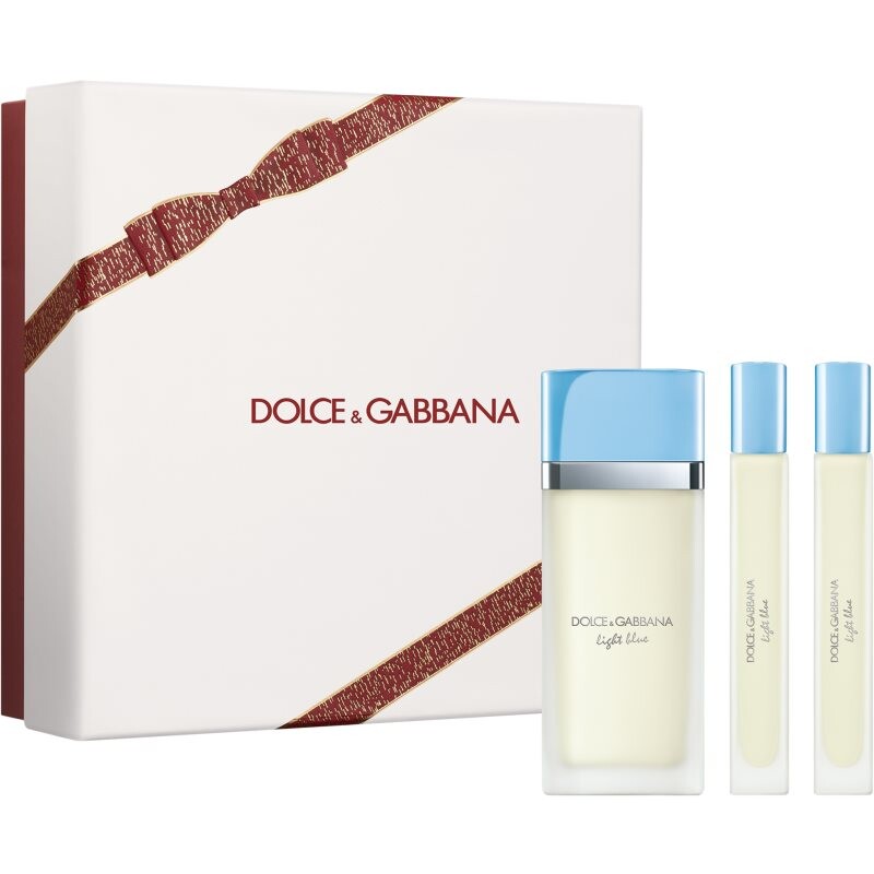 Dolce&Gabbana Light Blue EDT Mini Trio Gift Set dárková sada pro ženy