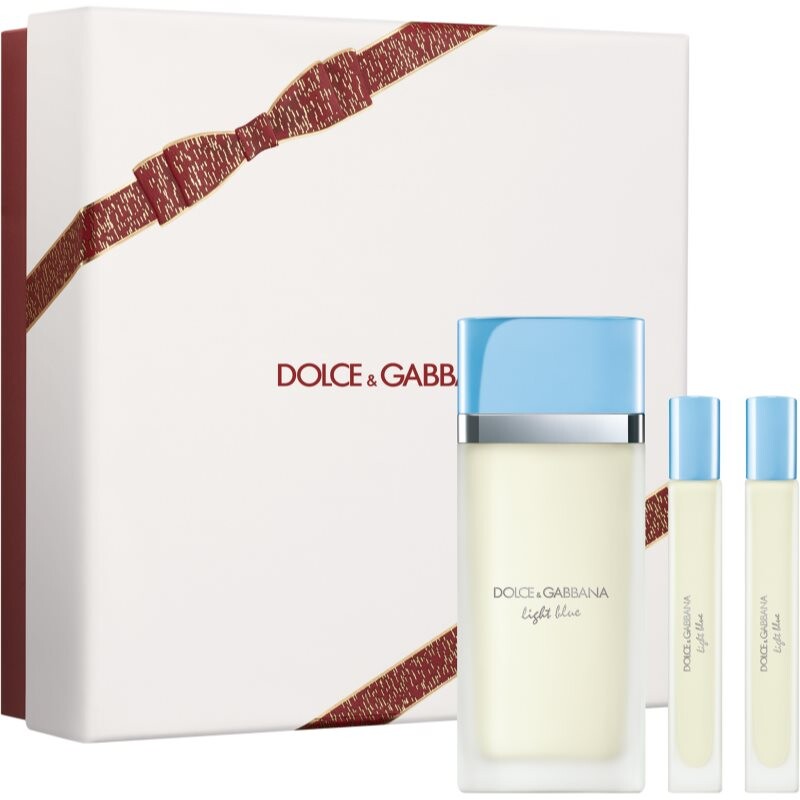 Dolce&Gabbana Light Blue EDT Trio Gift Set dárková sada pro ženy