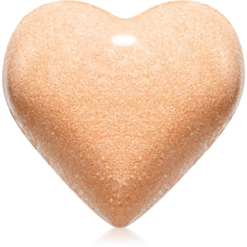 Delia Cosmetics Fizzing Bath Heart Orange koupelová bomba 100 g
