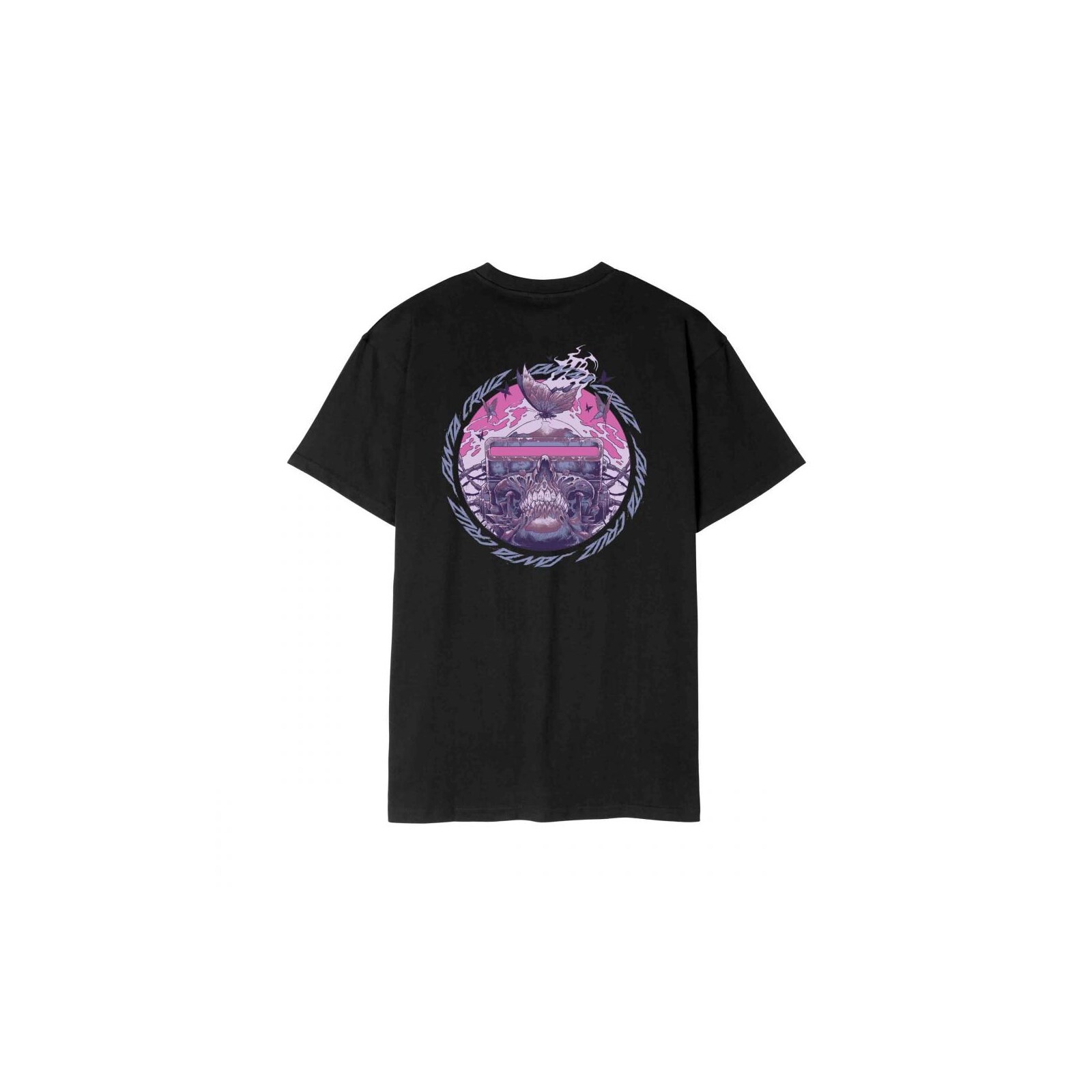 triko SANTA CRUZ - Wooten Cyber T-Shirt Black (BLACK) velikost: XL