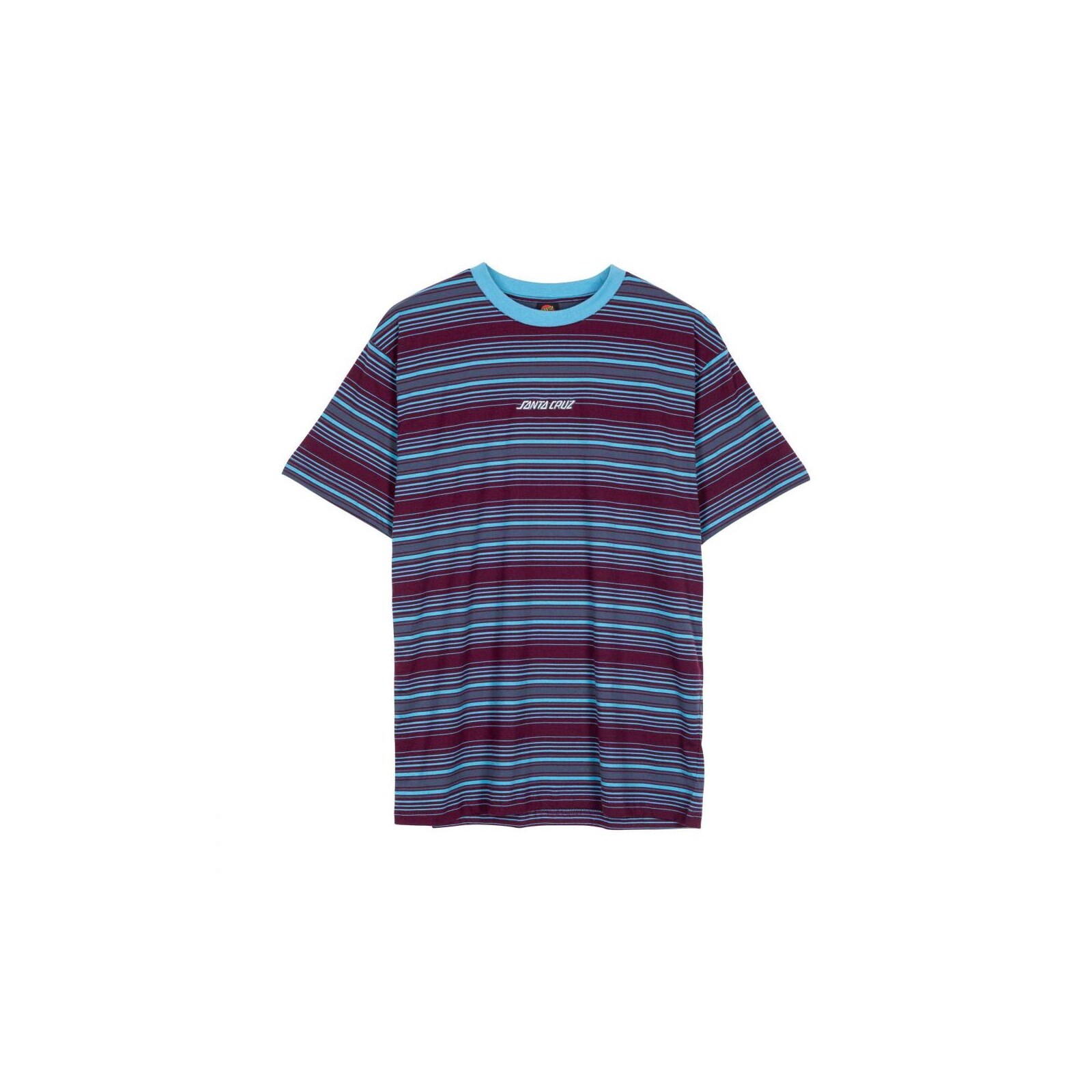 triko SANTA CRUZ - Classic Strip Haze Stripe Dark Cherry Stripe (DARK CHERRY STRIPE)