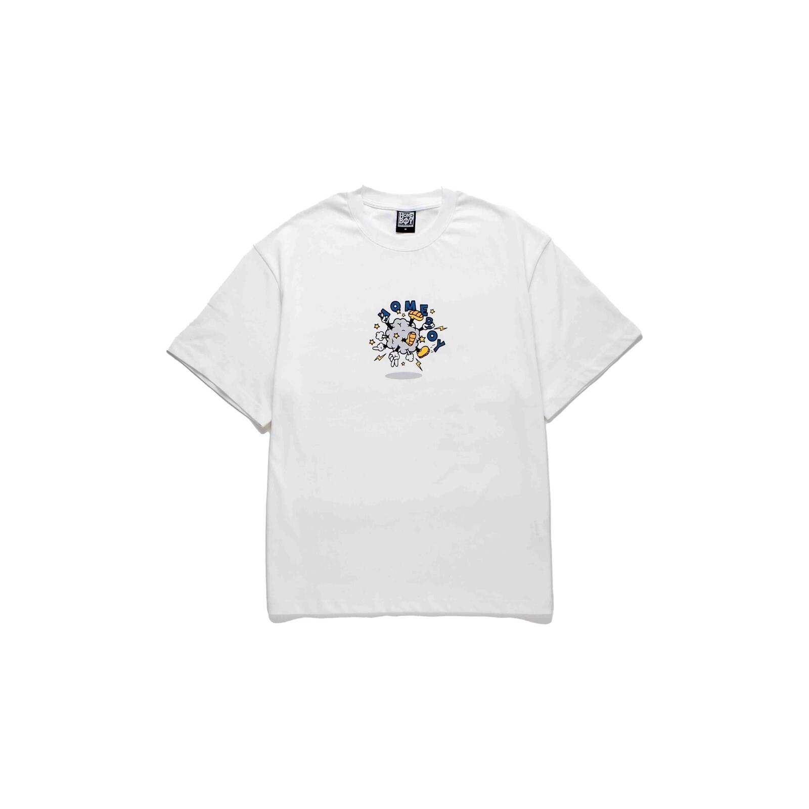 triko HOMEBOY - Fight Cloud Tee White (WHITE-11)