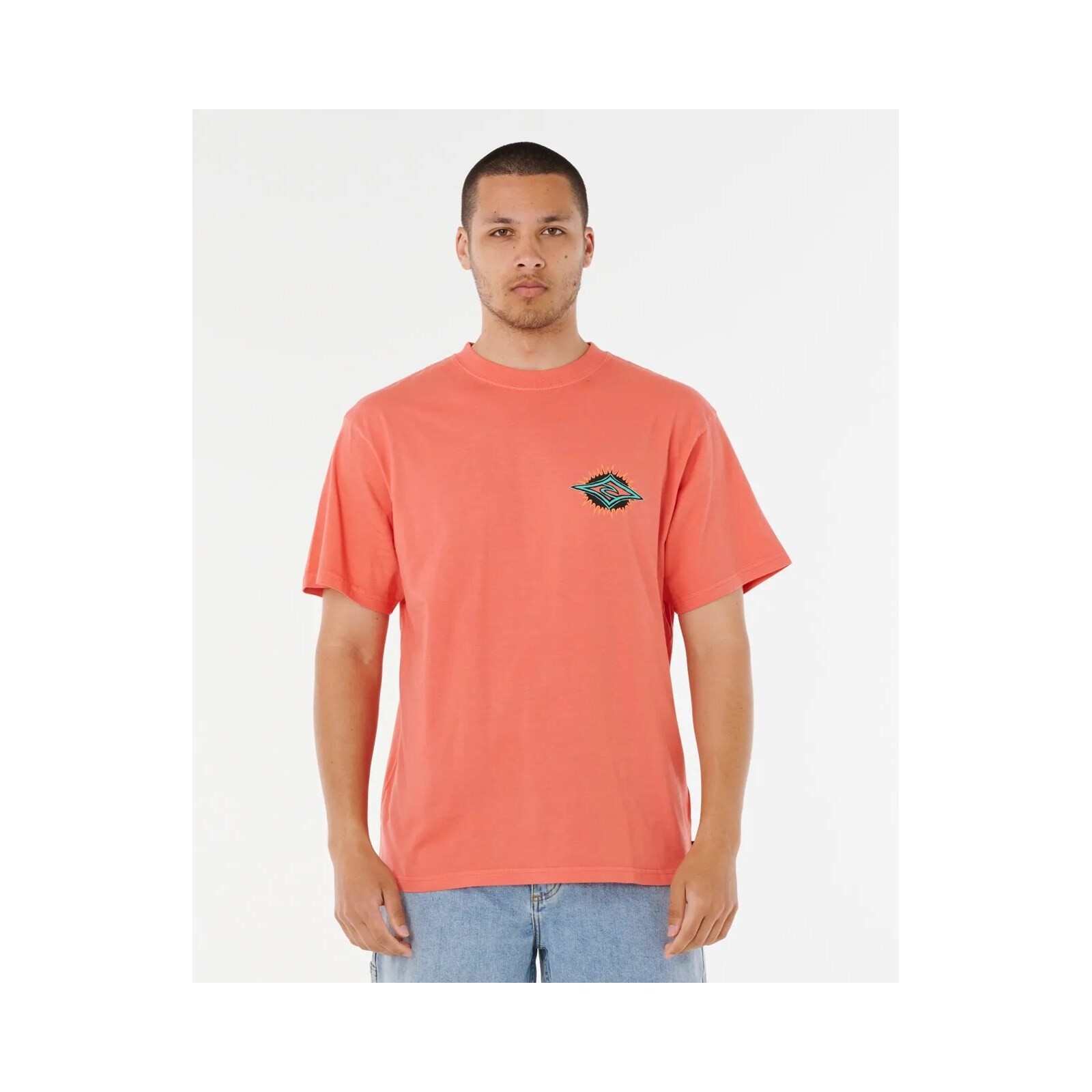 triko RIP CURL - Raw Burst Tee Rose Sky (2367) velikost: M