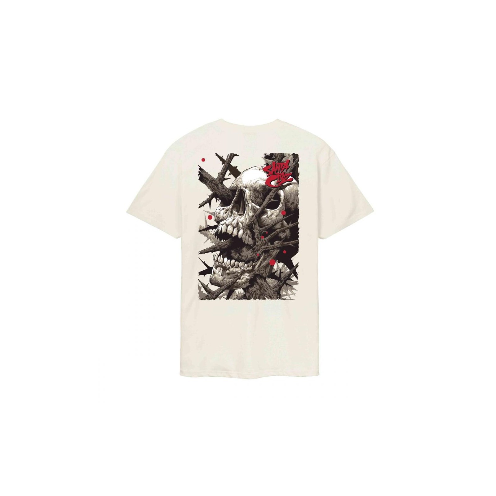 triko SANTA CRUZ - Pace Deathtrap T-Shirt Unbleached Cotton (UNBLEACHED COTTON) velikost: XL