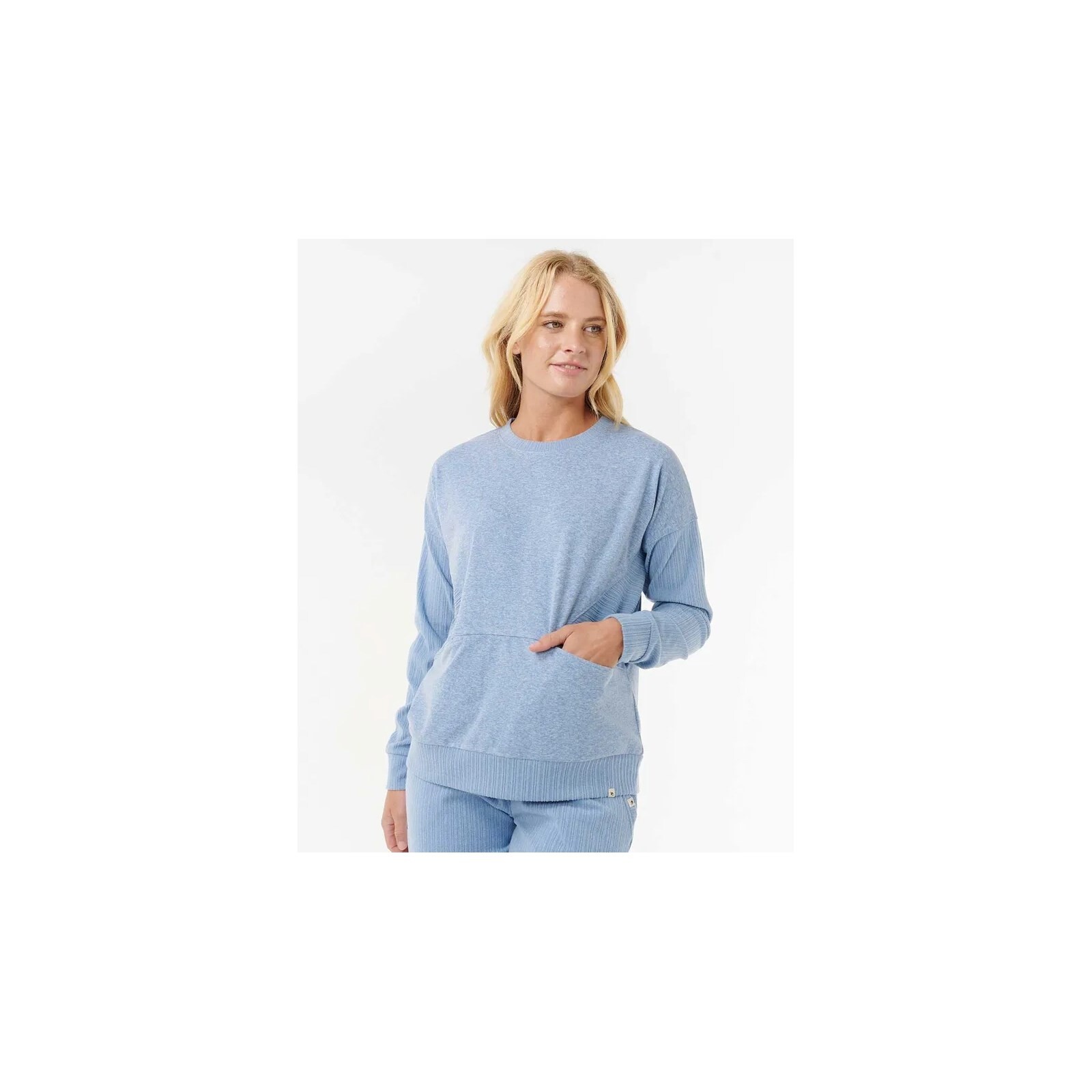 mikina RIP CURL - Cosy Fleece Blue Marle (4518) velikost: S