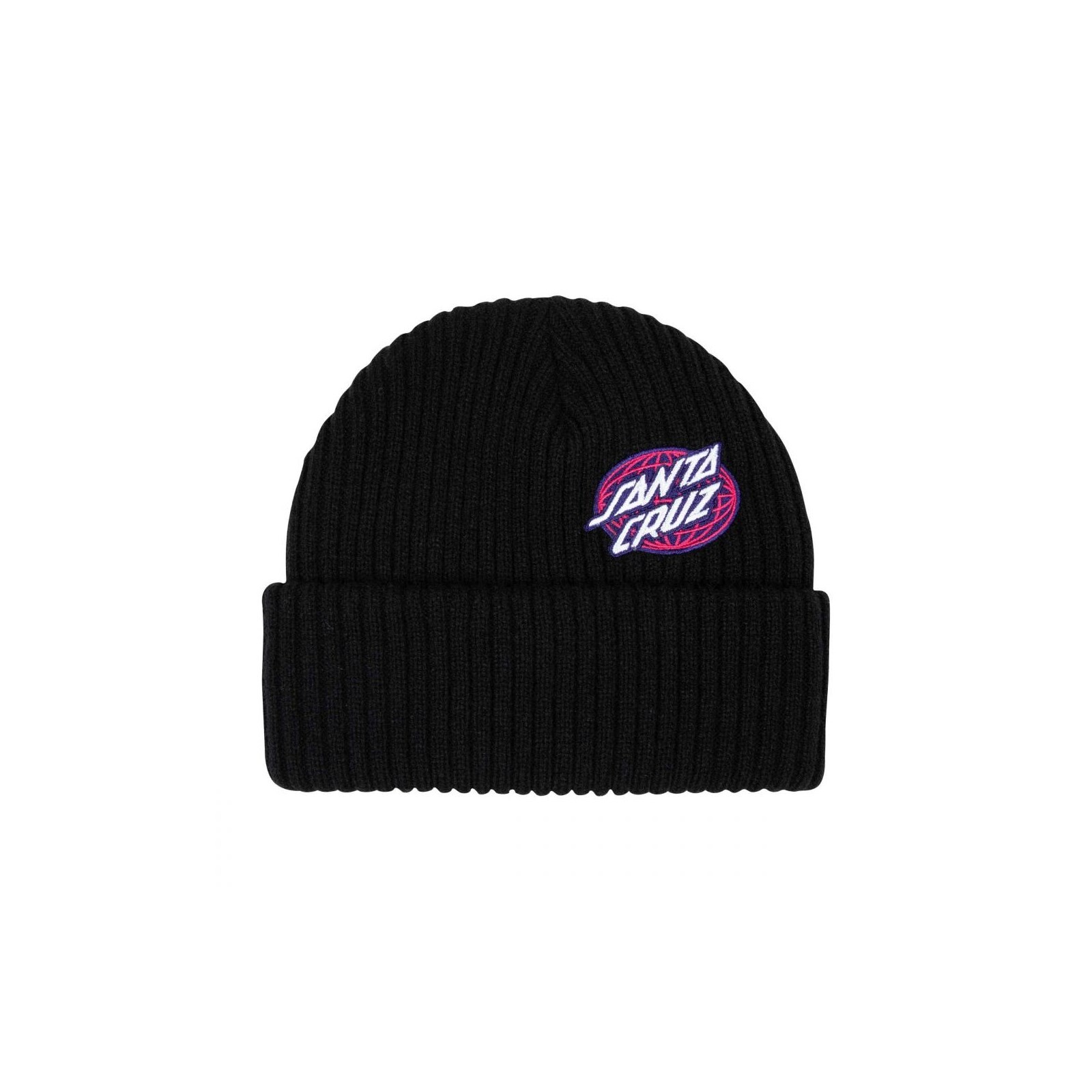 kulich SANTA CRUZ - Global Oval Dot Beanie Black (BLACK)