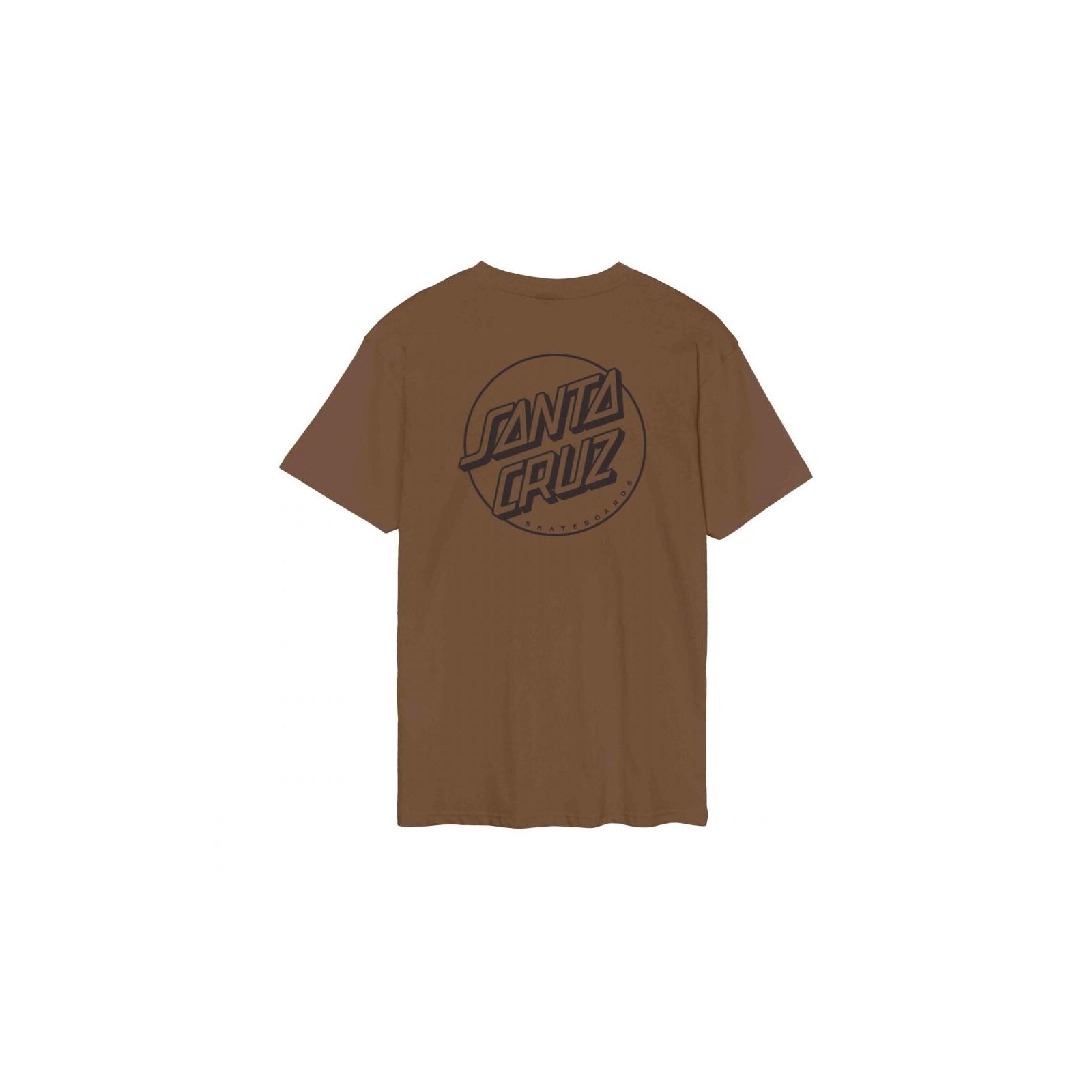 triko SANTA CRUZ - Tonal Opus Dot Stripe T-Shirt Chestnut (CHESTNUT) velikost: XXL