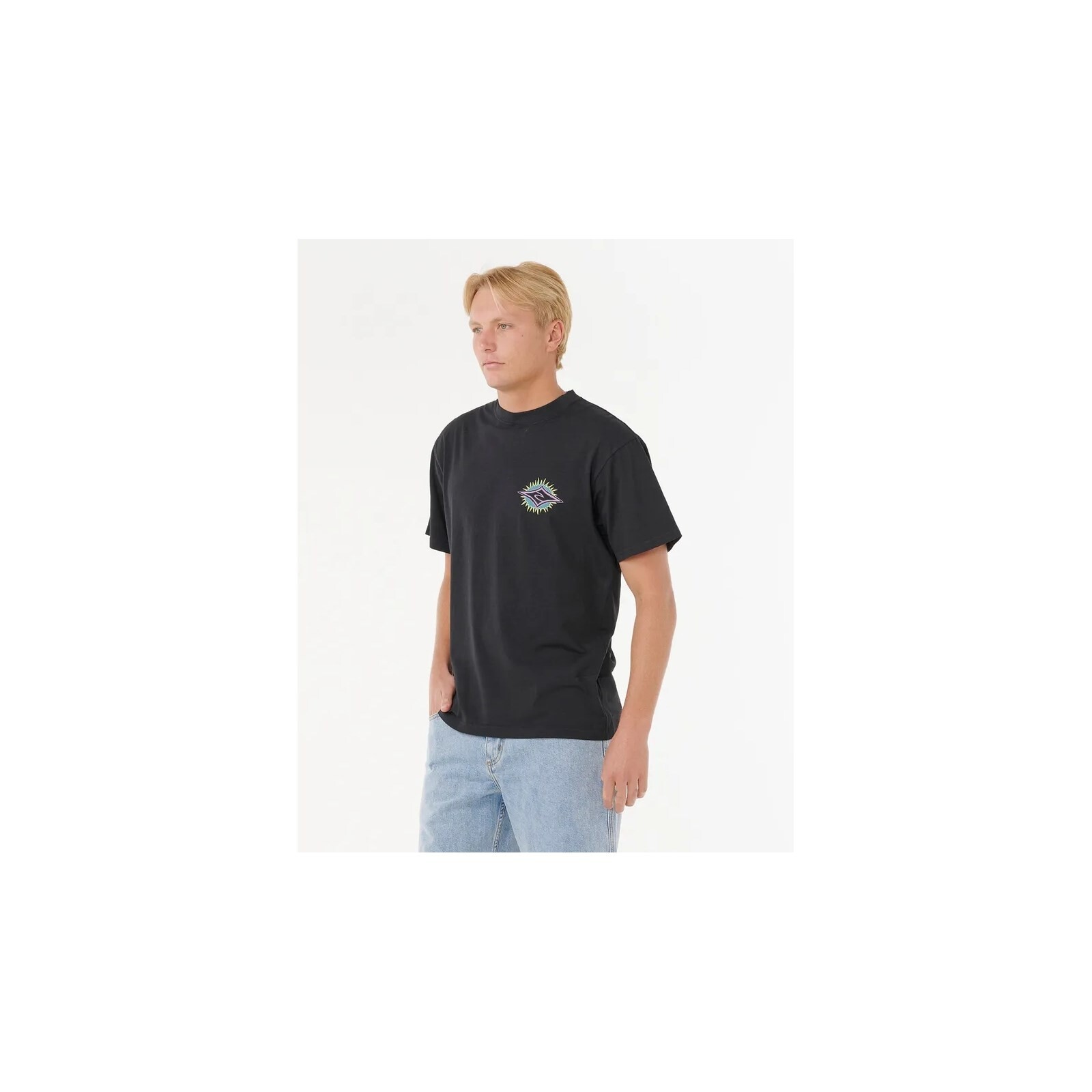 triko RIP CURL - Raw Burst Tee Black (90) velikost: M