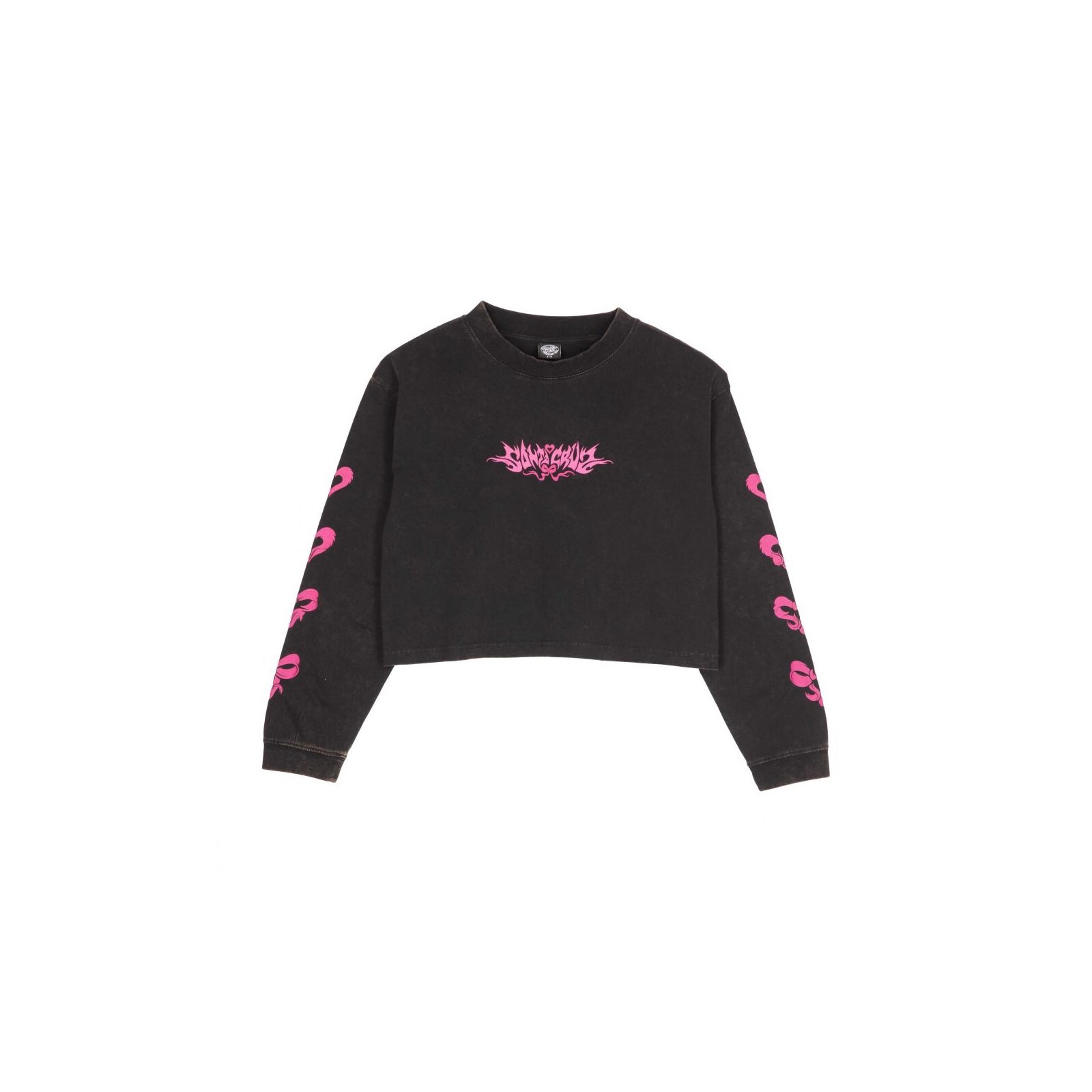 triko SANTA CRUZ - Evolve Strip LS T-Shirt Black Wash (BLACK WASH) velikost: 10