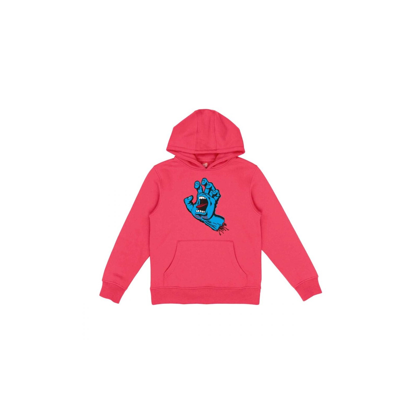 mikina SANTA CRUZ - Youth Screaming Hand Hood Bright Red (BRIGHT RED) velikost: 8-10
