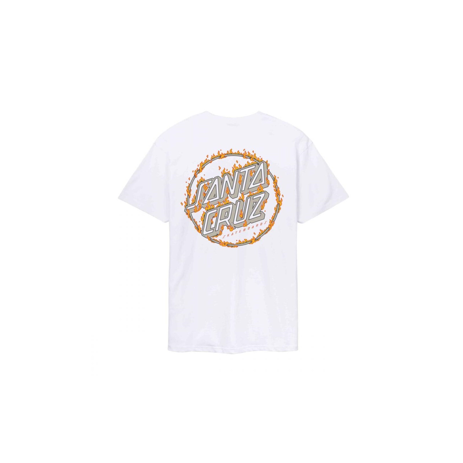triko SANTA CRUZ - Burnt Opus OVRSZD T-Shirt White (WHITE)