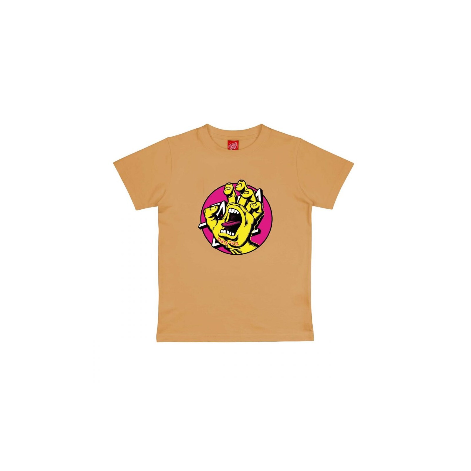 triko SANTA CRUZ - Youth Hand Dot Front T-Shirt Wheat (WHEAT) velikost: 8-10
