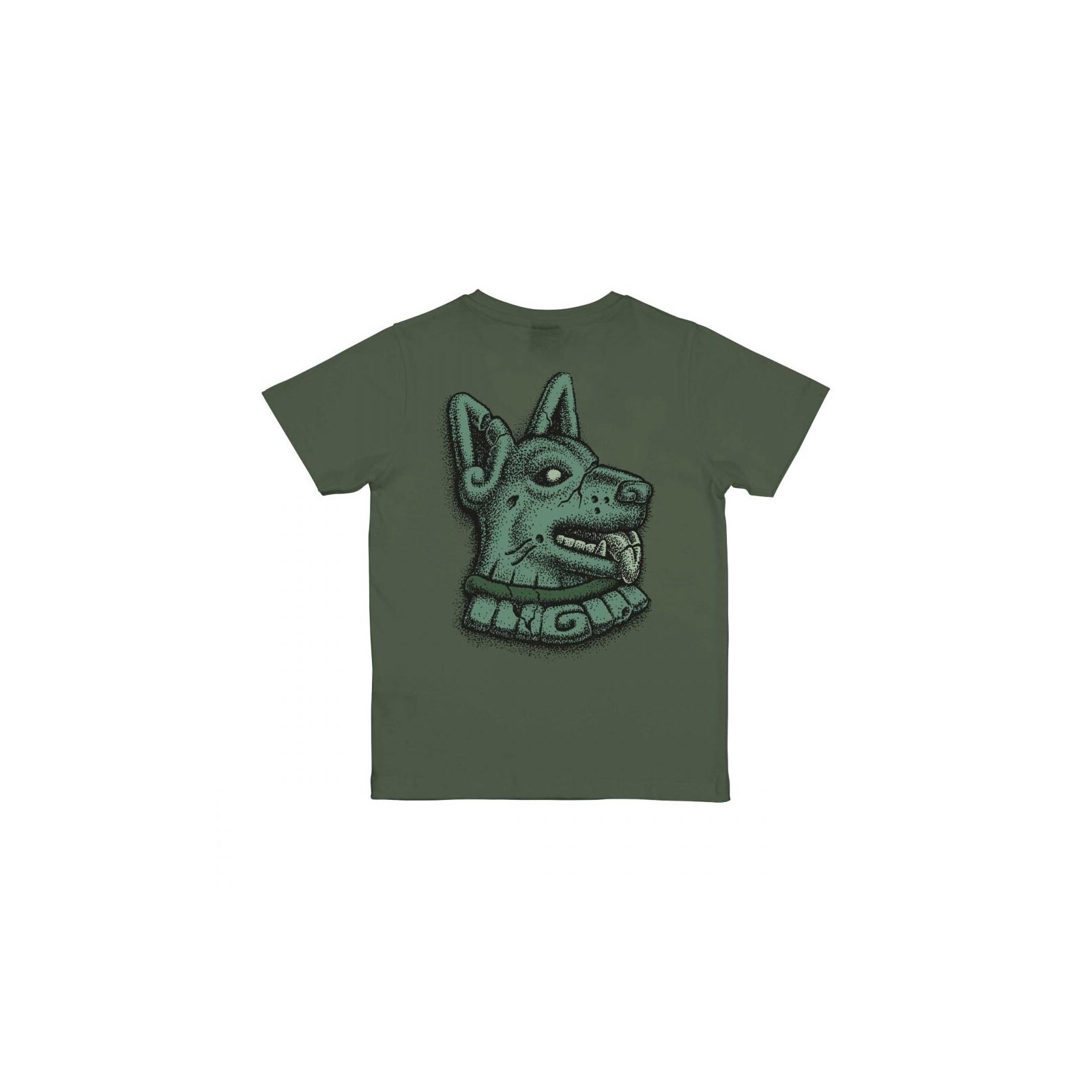 triko SANTA CRUZ - Youth Winkowski Dog T-Shirt Dark Moss (DARK MOSS) velikost: 10-12