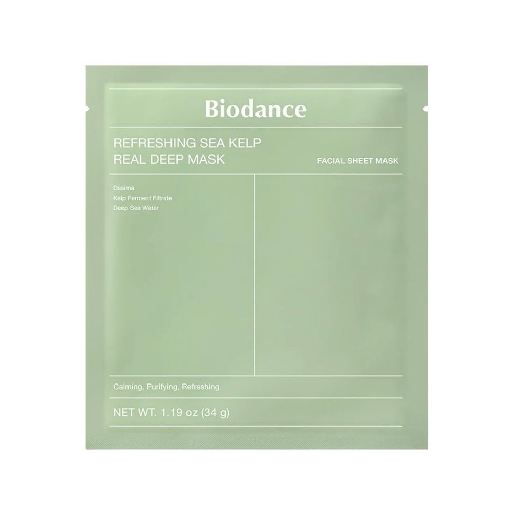 BIODANCE - Refreshing Sea Kelp Real Deep Mask - Zklidňující a čisticí maska