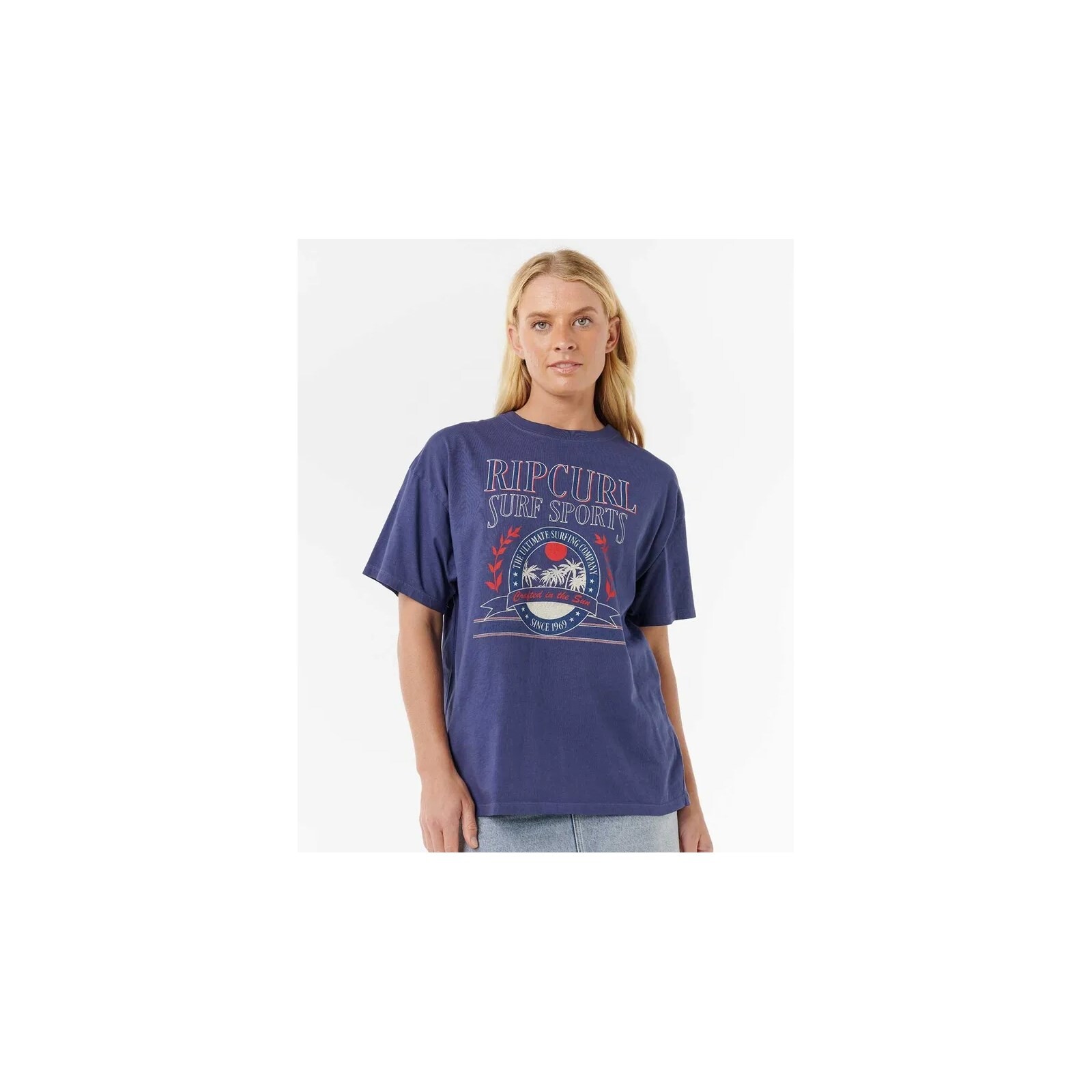triko RIP CURL - Surf Dept. Heritage Tee Navy (49) velikost: XS