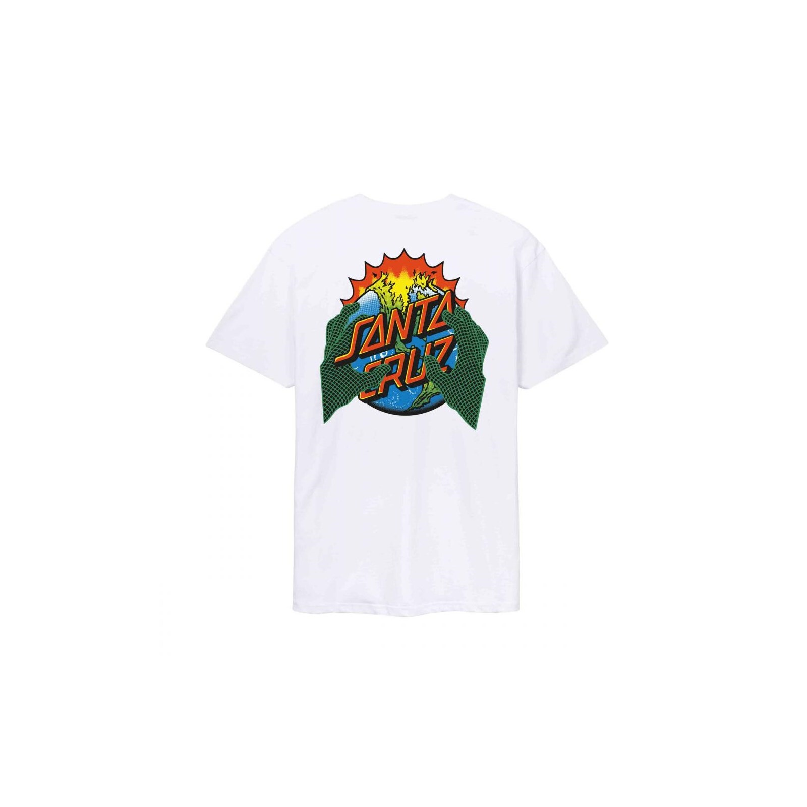 triko SANTA CRUZ - Kendall End Of The Dot T-Shirt White (WHITE) velikost: XL