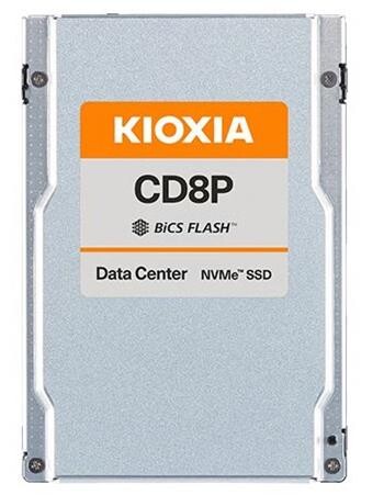 Kioxia Data Center SSD, CD8P-R U.2 SIE Series, 15360 GB, PWPD:1, PCIe Gen5 1x4, U.2 15mm, 12000/5500 MB/s, 2000/200K IOP