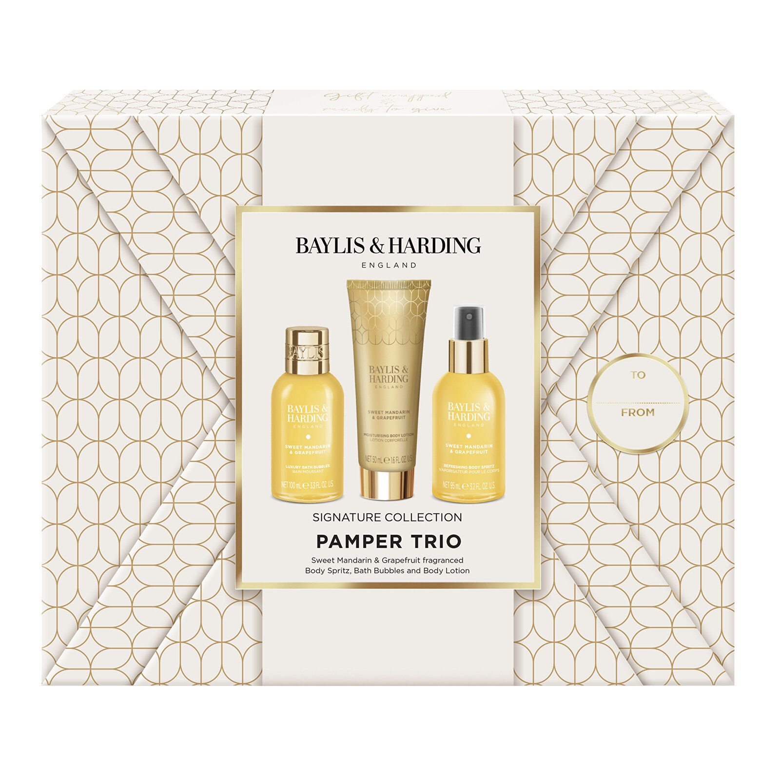 Baylis & Harding Dárková sada Mandarinka & Grapefruit Set 3 ks