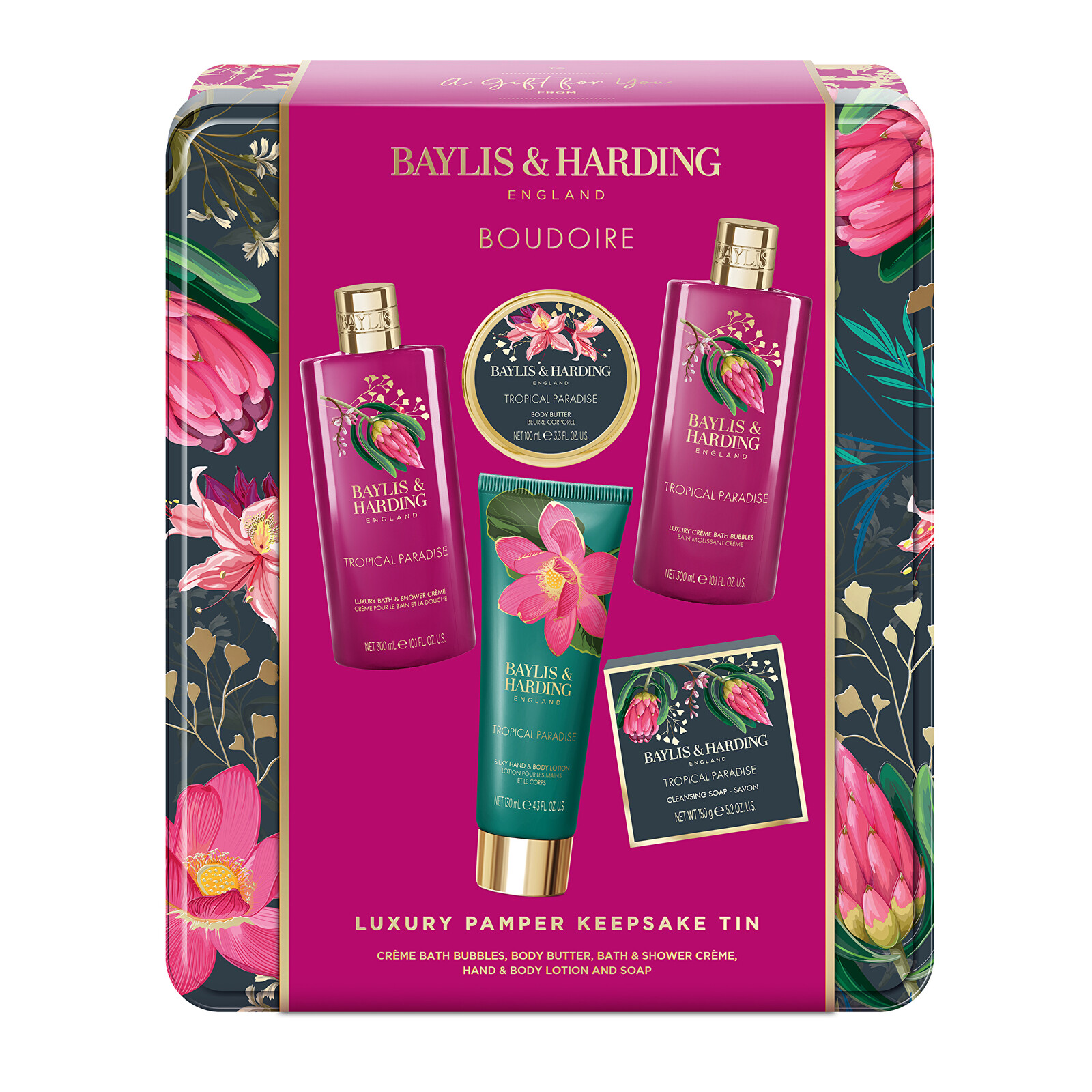 Baylis & Harding Dárková sada Boudoire - Tropical Paradise 5 ks