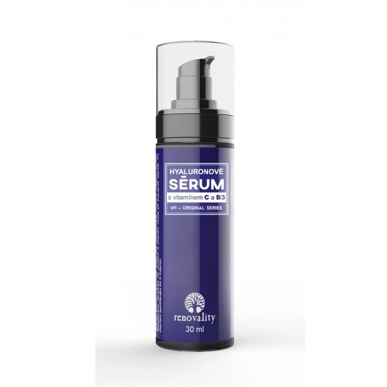 Renovality Hyaluronové sérum s vitamínem C a B3 30 ml