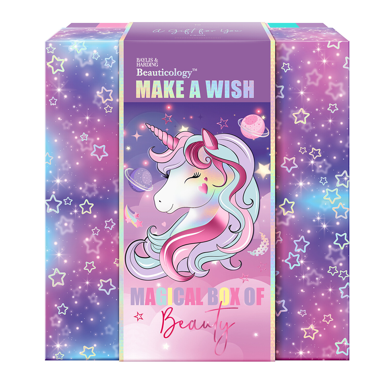 Baylis & Harding Dárková sada Jednorožec Set 4 ks