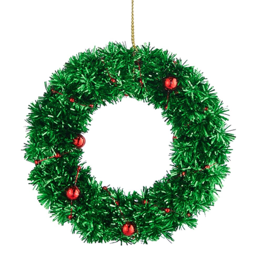 X-MAS Mini věnec 10 cm - zelená