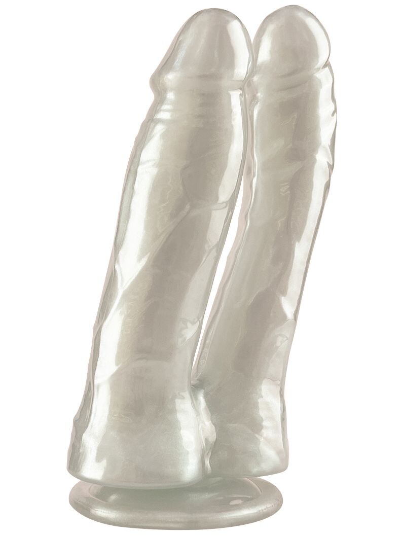 Lola Games Dvojité realistické dildo s přísavkou Baroque Pearl - Lola Games