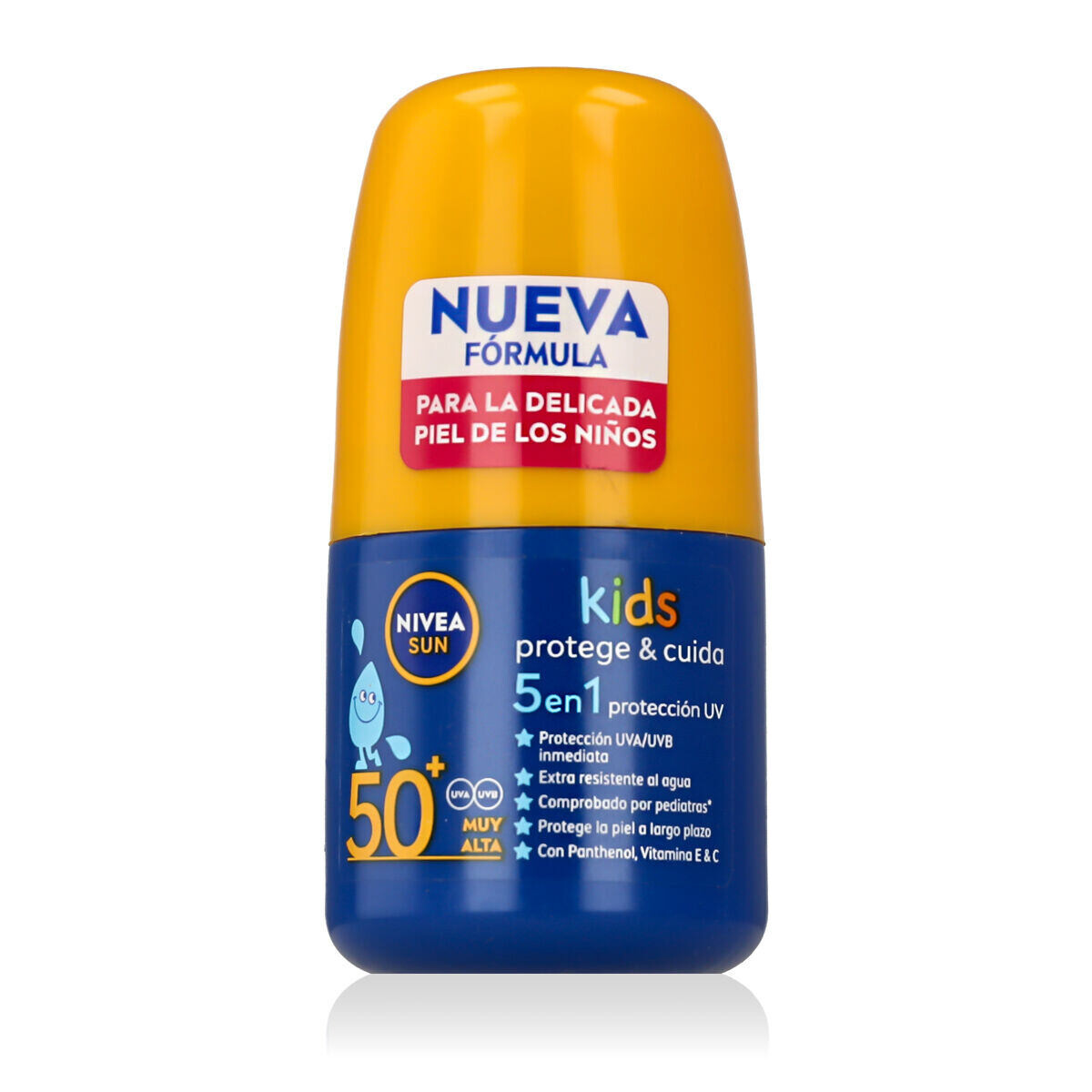 Nivea Sun Kids Protect & Care SPF50+ voděodolné mléko na opalování roll-on 50 ml