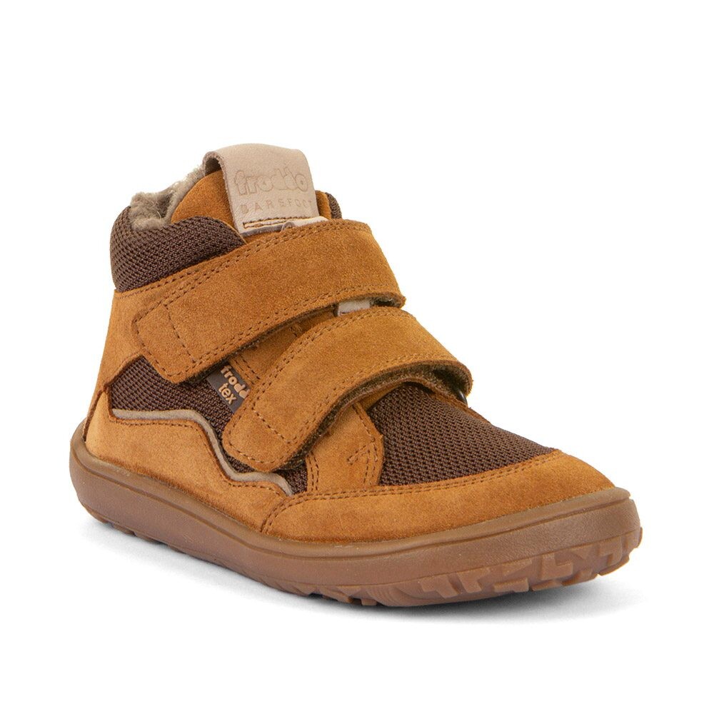Dětské zimní barefoot boty TEX WOOL Cognac Froddo G3110266-4W - 27