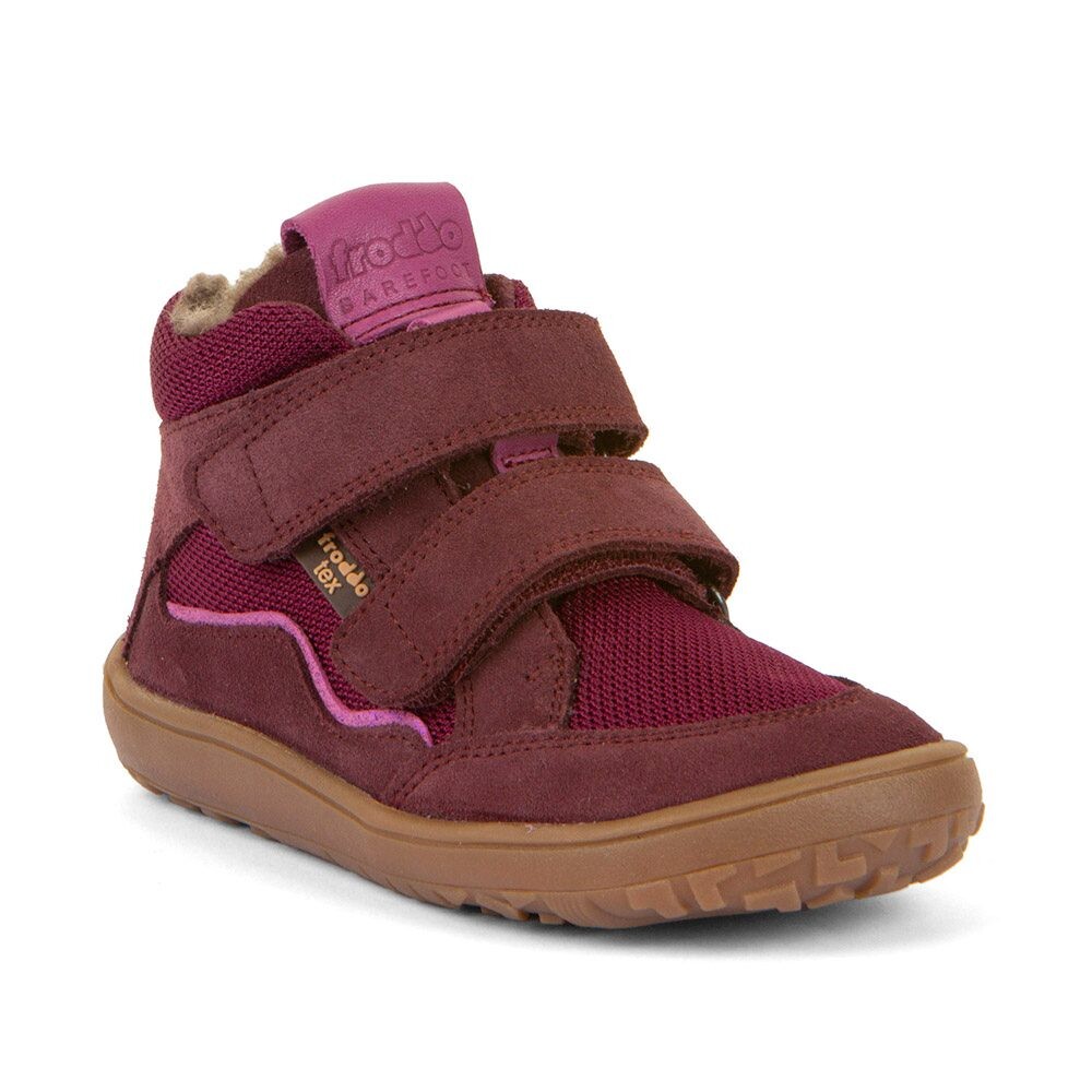 Dívčí zimní barefoot boty TEX WOOL Bordeaux Froddo G3110266-7W - 24