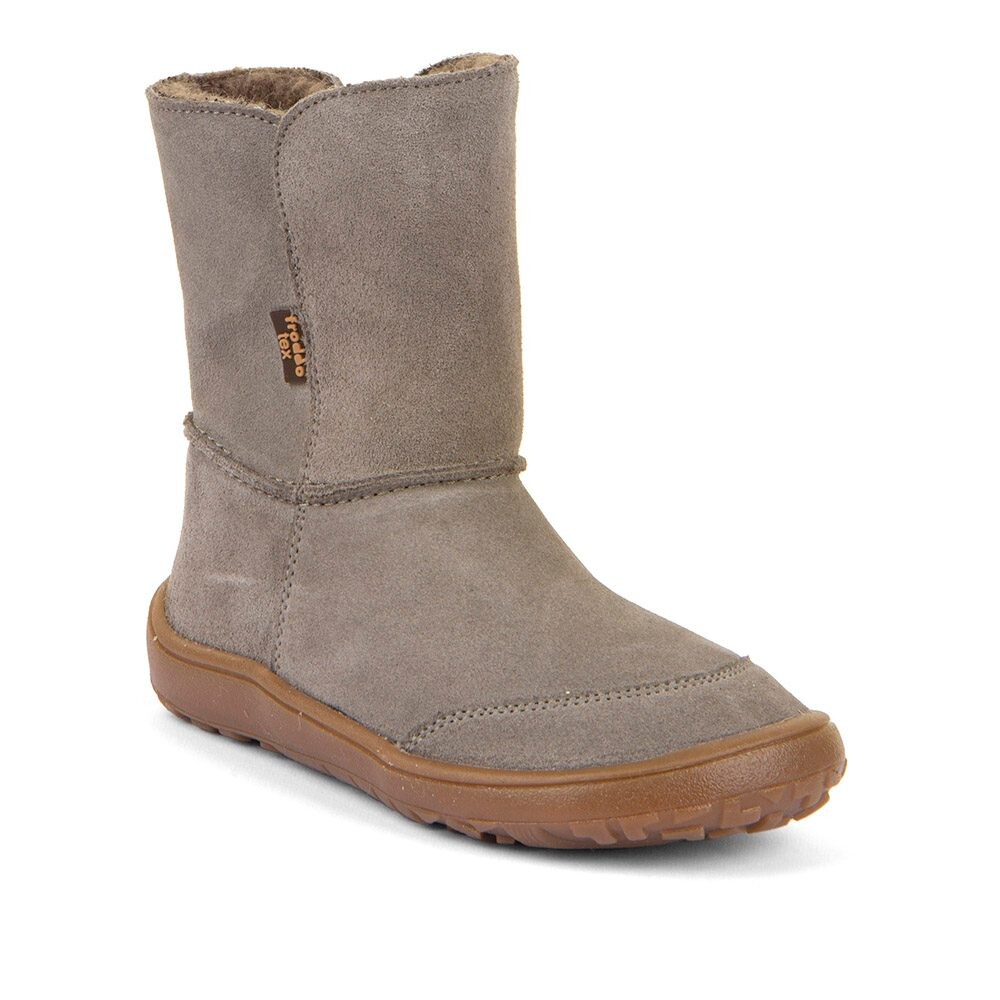 Dětské zimní barefoot boty TEX SUEDE Gray G3160250-3 - 32