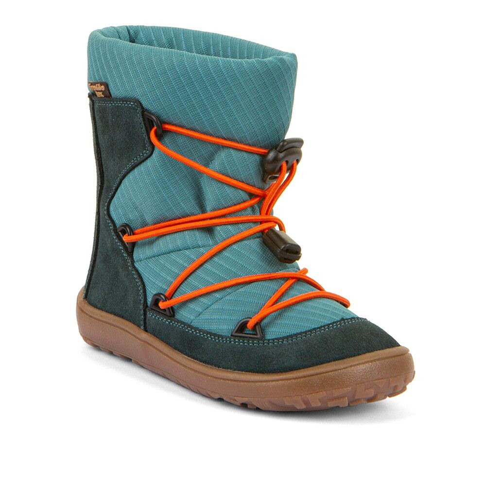 Chlapecké zimní barefoot boty TEX TRACK WOOL Petroleum G3160251-3 - 25
