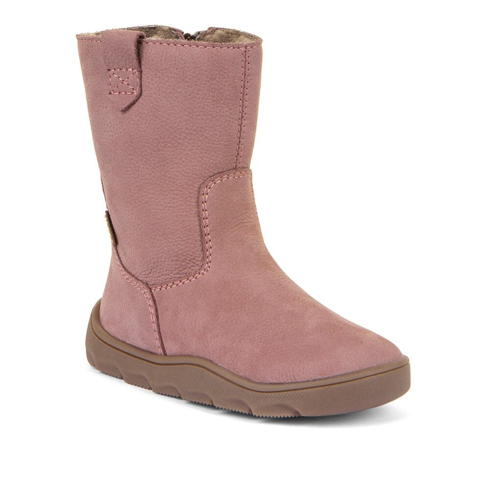 Dívčí zimní barefoot kozačky  ZERU TEX BOOT Dark Pink G3160257-3 - 26