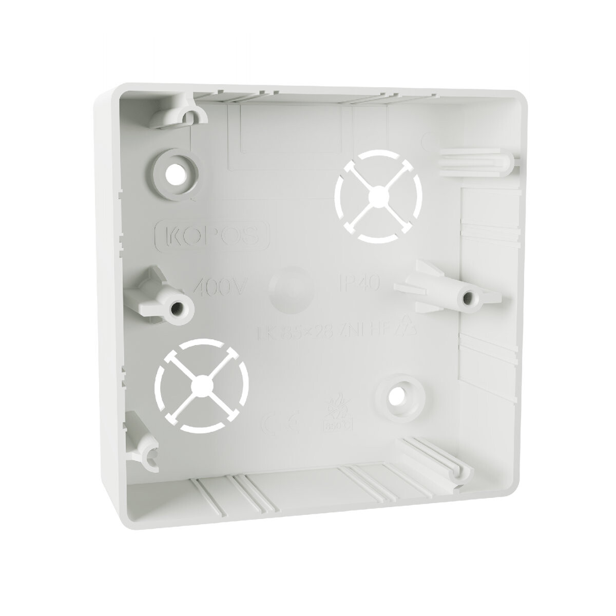 Kopos krabice ZONI přístrojová lištová LK 85X28 ZNI Bílá