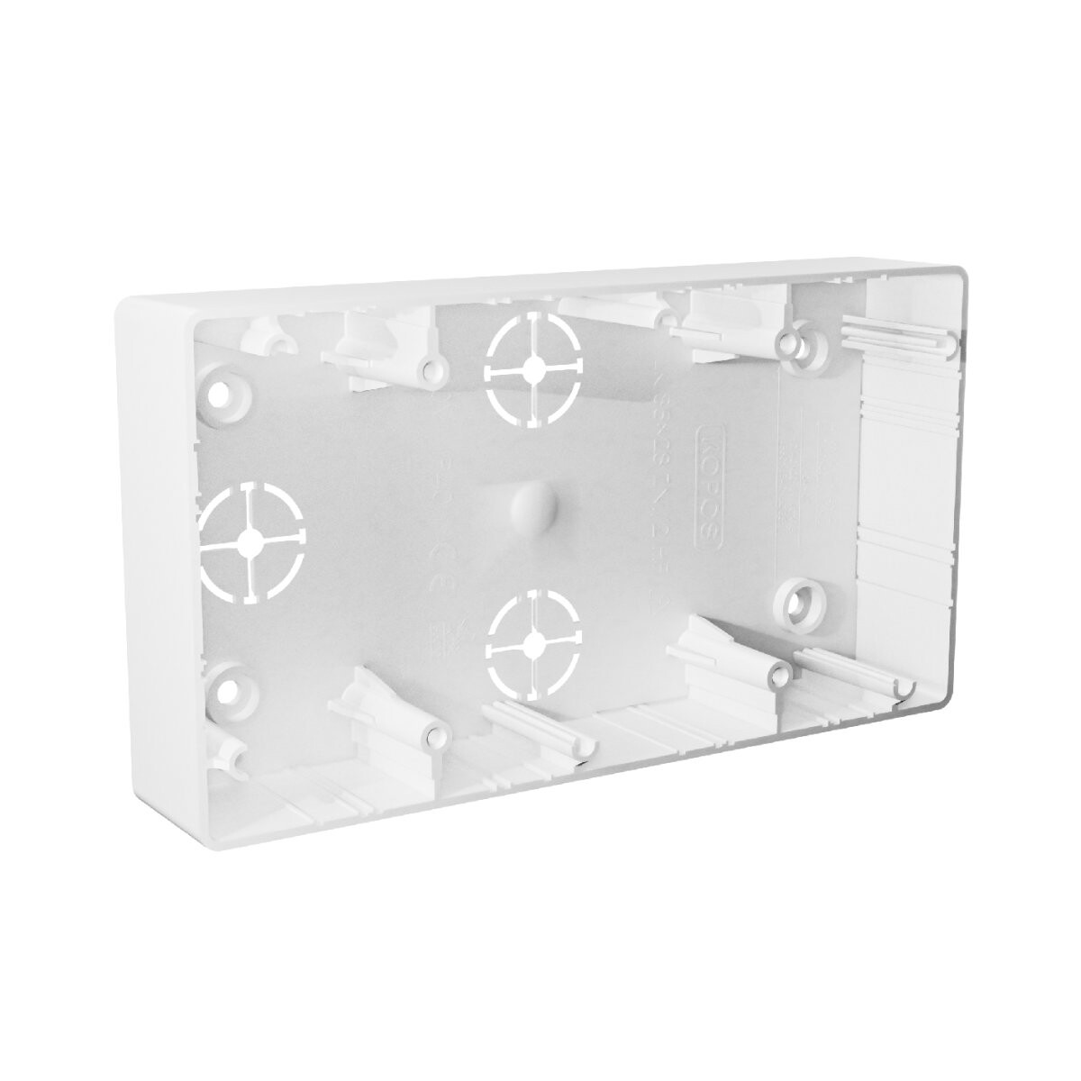 Kopos krabice ZONI přístrojová lištová dvojitá LK 85X28 ZNI/2 Bílá