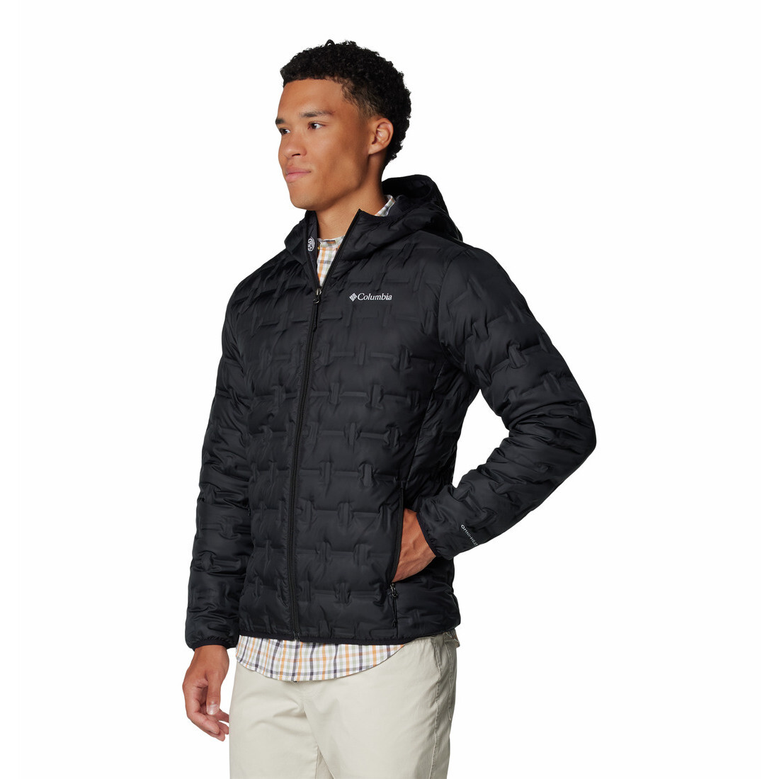 Pánská bunda Columbia Delta Ridge™ II Down Hooded Jacket Velikost: L / Barva: černá