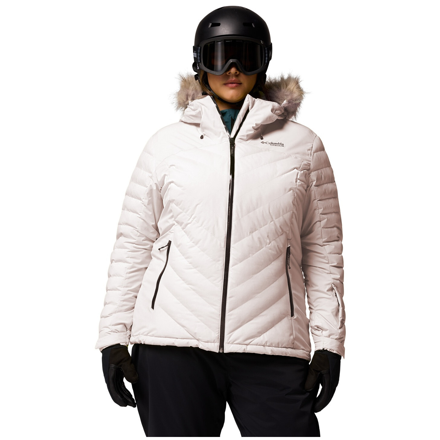 Dámská bunda Columbia Bird Mountain™ III Insulated Jacket Velikost: L / Barva: bílá
