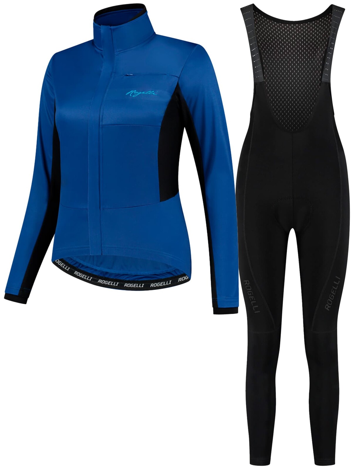 Dámské cyklooblečení Rogelli BARRIER ESSENTIAL II jarní/podzimní, modré
