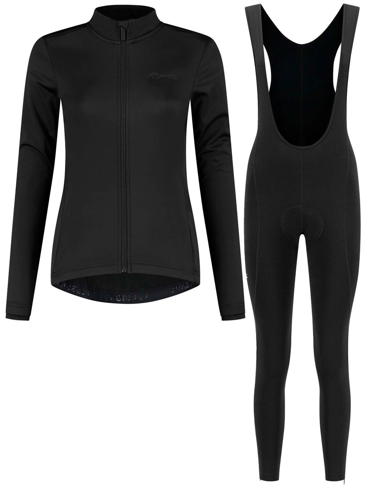 Dámská cyklistická sada Rogelli CORE, černá