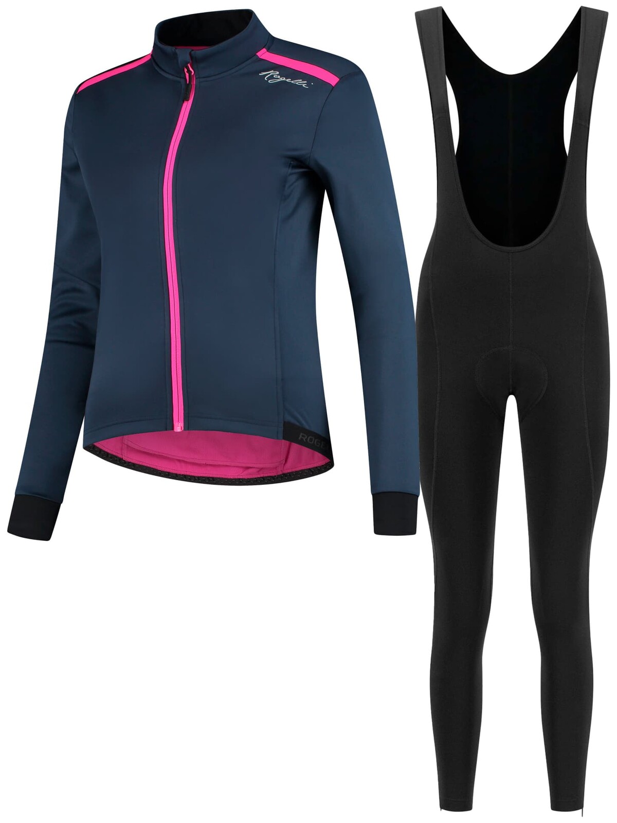 Dámská cyklistická sada Rogelli CORE, modro-růžová