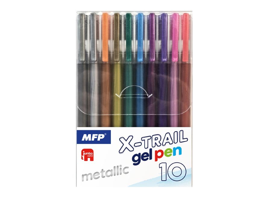 MFP 6001415 Gelové pero set BS 10ks METAL
