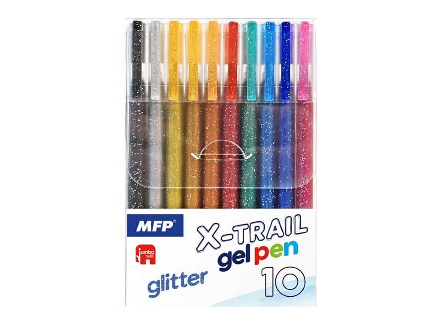 MFP 6001416 Gelové pero set BS 10ks GLITTER