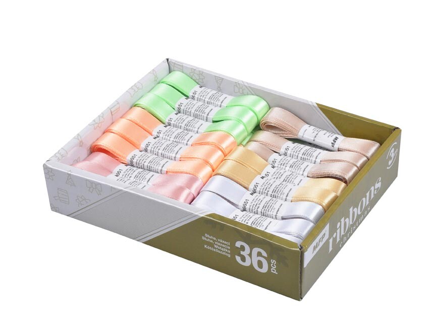 MFP 8886651 Stuha 3m x 1,2cm box mix 3