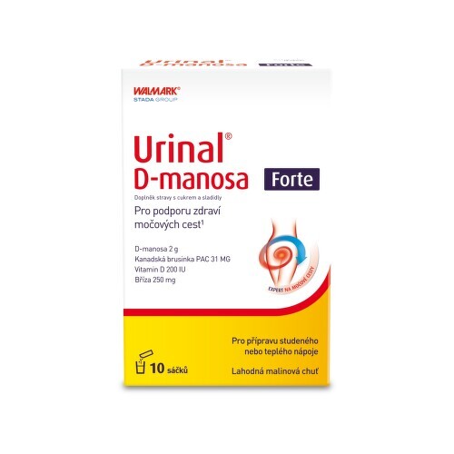 Urinal D-manosa Forte 10 sáčků
