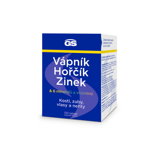 GS Vápník Hořčík Zinek tbl.130 - balení 2 ks