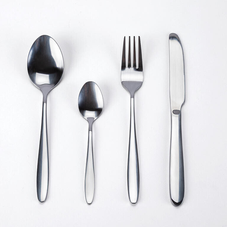 Sada nerezových příborů SILVER 24 ks