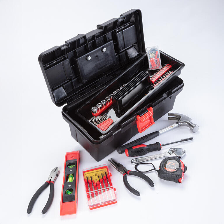 Sada nářadí v plastovém boxu 152 ks