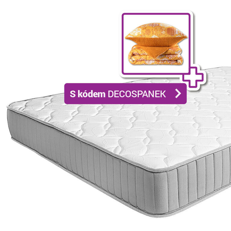 Oboustranná matrace VISCOFOAM DUO 20 cm + peřiny Dual Feel s kódem DECOSPANEK ZDARMA