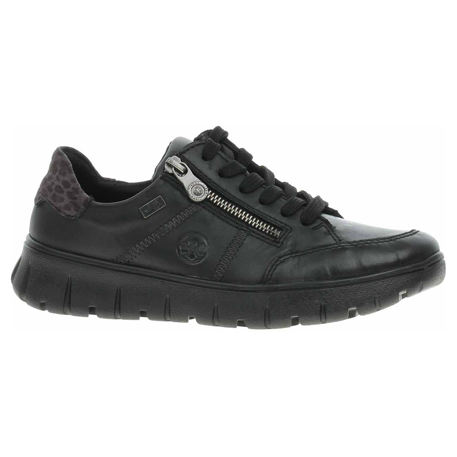 Ecco Dámské polobotky Rieker N1301-01 schwarz 23101203