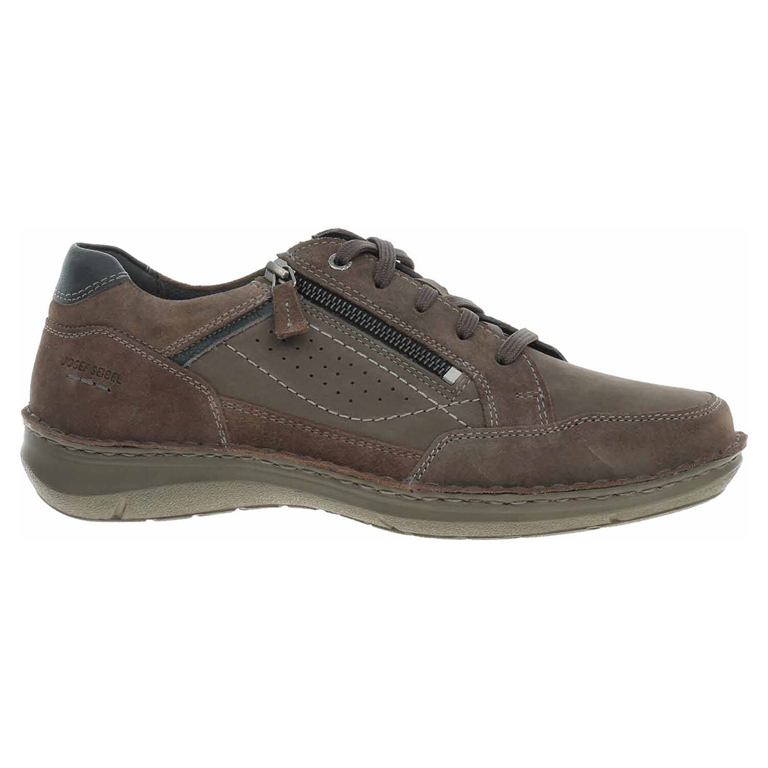 Ecco Pánské polobotky Josef Seibel 44911 TE387741 granit-kombi 24600955